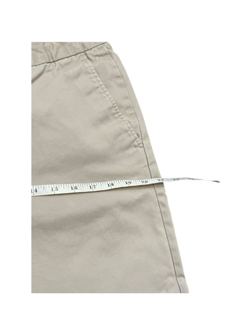 J. Crew Mens 34x30 Flat Front Khaki Cotton Casual Chino Pants Beige - Picture 10 of 13